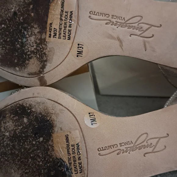 Vince Camuto Imagine Soft Gold Kitten Heels - Picture 13 of 14